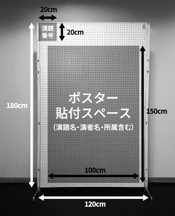 ポスターパネルの設置例
